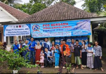 AQUA Pasuruan Salurkan Bantuan untuk Penyintas Semeru